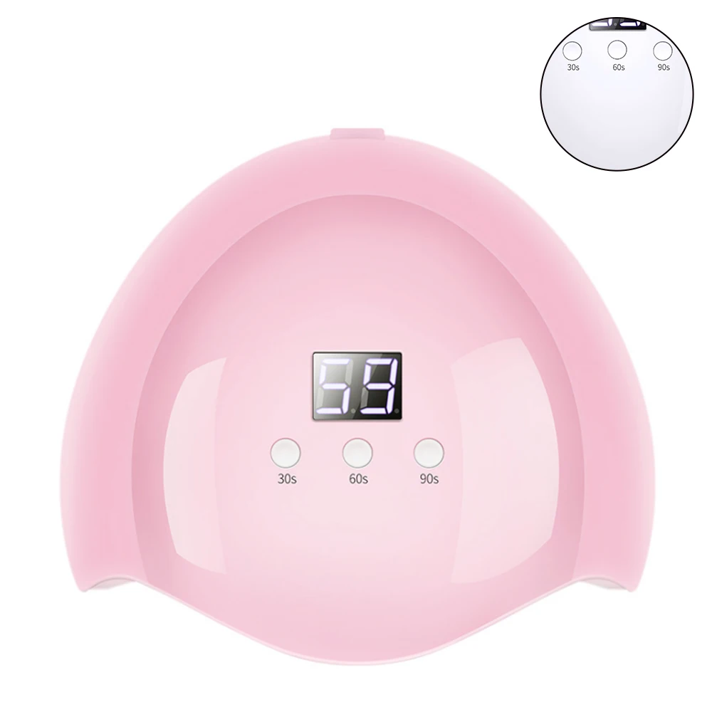 

LED UV Nail Dryer 36W Lamps Nails Gel Varnish Manicure Curing Lamp Drying Machine 12LEDs With Screen USB Charge Dry Light