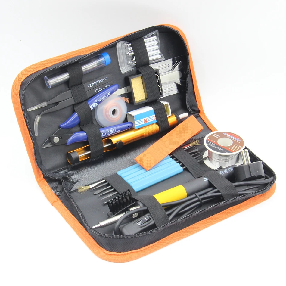 

CXG DS110T anti-staticelectric soldering iron thermostat digital soldering iron Tweezers rosin hand tool set