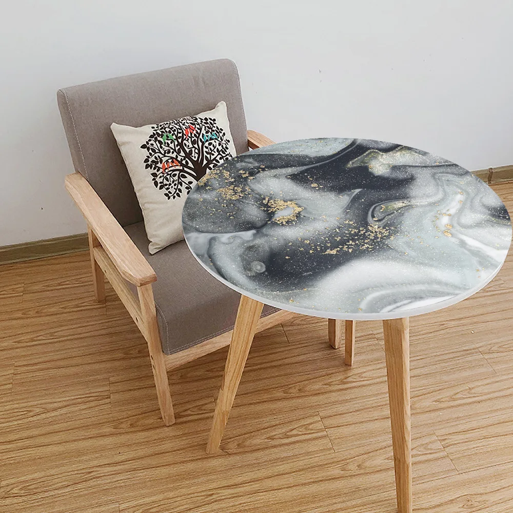 Round waterproof table sticker 80 round PVC self adhesive tablecloth