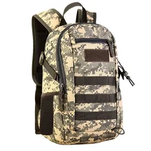 12L Mini Daypack Military MOLLE Backpack Rucksack Gear Tactical Assault Pack Student School Bag for Traveling Camping Trekking