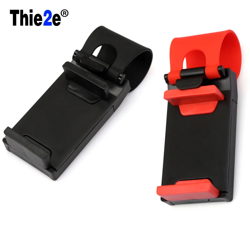 

Universal Car Steering Wheel Clip Mount Holder Mobile Phone Holders For iPod MP4 GPS For Iphone 5 5S 6Plus For Samsung Galaxy S6