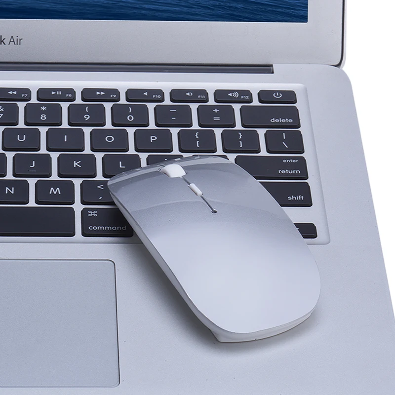 Перезаряжаемые Bluetooth Беспроводной тонкий Мышь Мыши компьютерные для iPad Mac