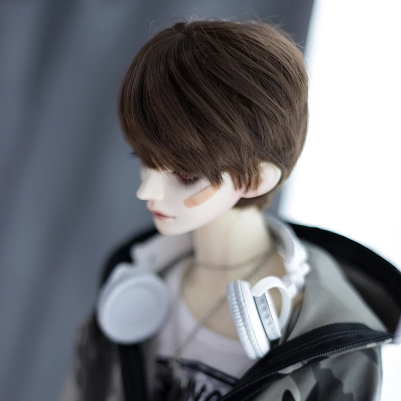 Allaosify Bjd парик SD как мальчик кукла красивый золотой прямой 1/3 1/4 1/6 высокая температура куклы парики bjd волосы