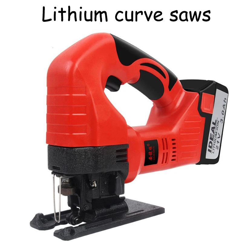 Lithium Curve Saw DIY Cutting Machine Woodworking Electric Saw  Woodworking Tools Hand Held Saws