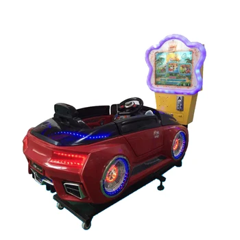 

New 3D small video Jockey Club horse racing coin - operated wobbler children's playground swing playground equipment YLW-K1820