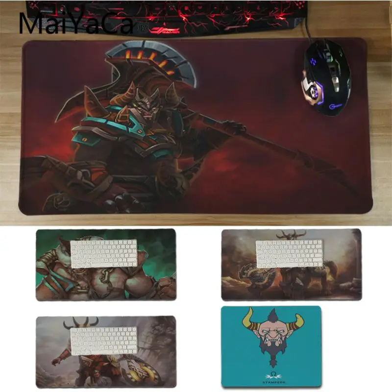 MaiYaCa Cool Dota 2 Centaur Warrunner Anti-Slip Durable Silicone Computermats Radiation Decorate Your Desk Non-Skid Rubber Pad | Компьютеры