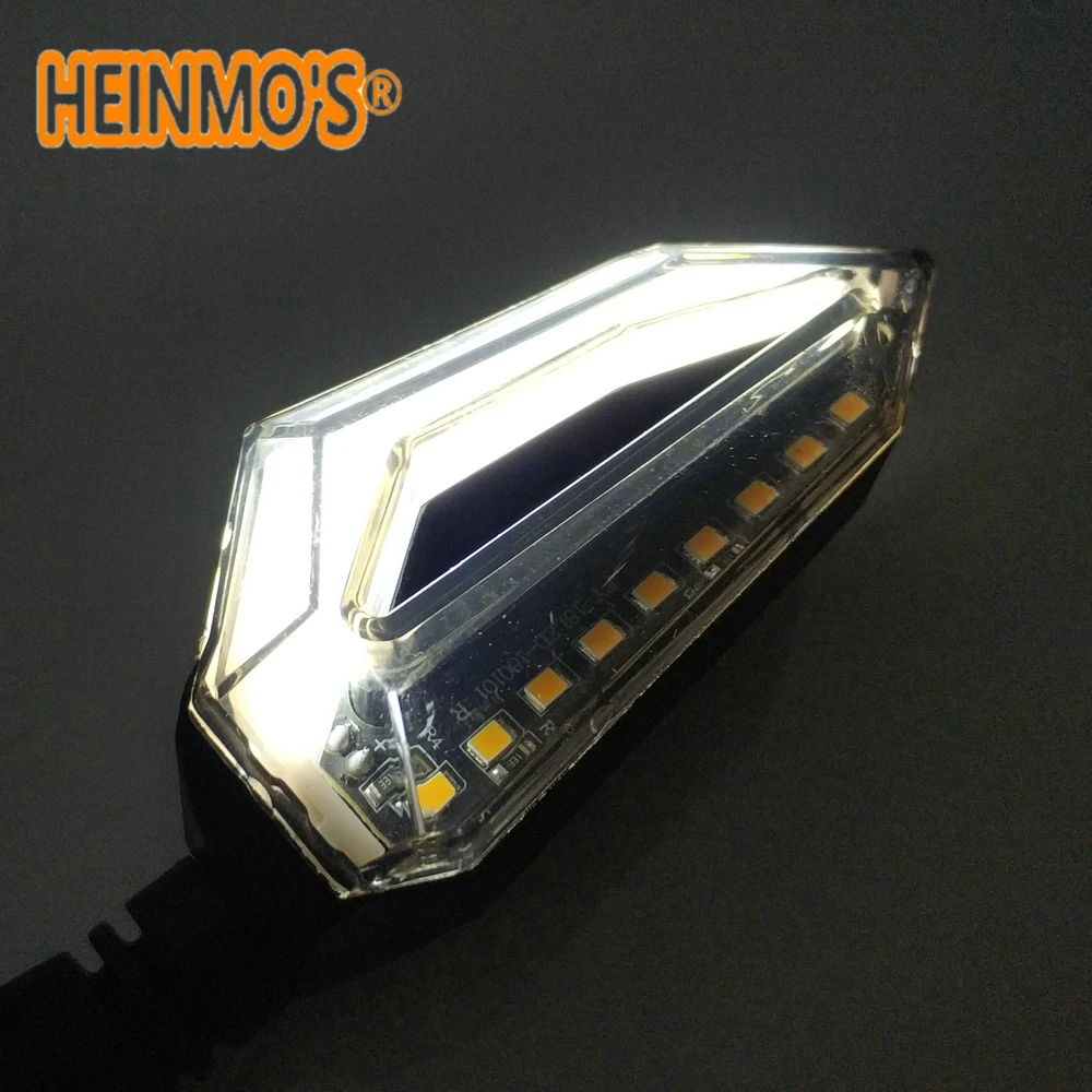 Pitbike Dirt Pit Bike LED Turn Signals Motorcycle DRL Light Indicator Motorbike Turning Flashing Signal lamp Flasher LED Blinker (15)