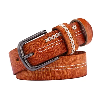 

JXQBSYDK Luxury Brand Belts for Women Fashion Personality High Quality Leather Waist Belts Cinturon Mujer 2019