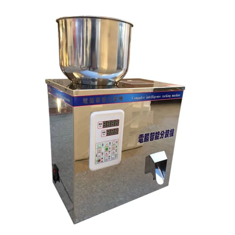 2-200g small manual coffee bean filling machine with weigher  (1)