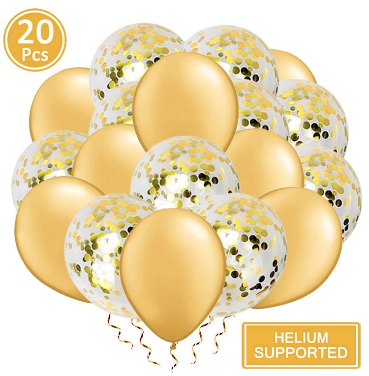 20pcs 12inch Balloons Happy Birthday Party Decorations Princess 1st First Birthday Girl Boy Wedding Just Married Supplies