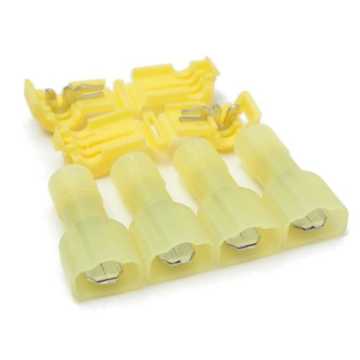 20pcs/lot Electrical Cable Connectors Set Yellow Quick Splice Lock Wire