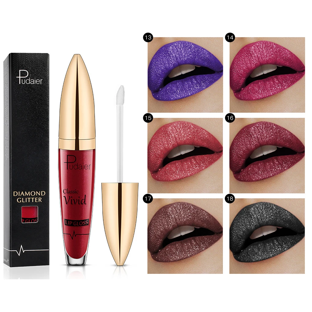 Women Multi Colors Long Lasting Glossy Liquid Lipstick No Fade