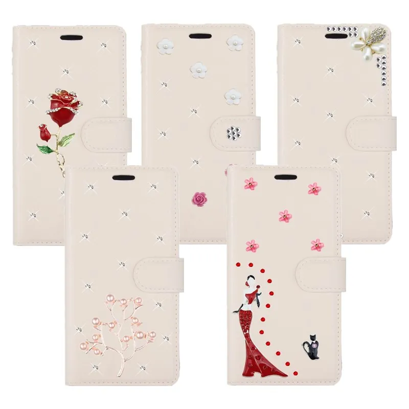 

MATE 20 10 LITE 9 Bling Diamond PU leather Flip Case For huawei NOVA 3i 3 2i honor 10 8 lite 2017 Y9 Y7 Y6 Y5 prime 2018 P Smart