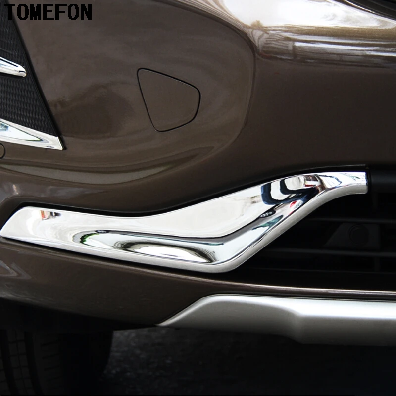 TOMEFON для VOLVO XC60 2014 2015 2016 2017 АБС пластик хромированные передние и нижние крышки