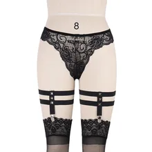 Женские Фетиш подвязки Связывание пояса панк ремешок лента от ноги подвязка пояс плюс размер оптом и в розницу