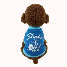 Одежда для домашних собак жилет с принтом модный и мягкий спасательный жилет Petstyle хлопковая футболка на лето Chaleco Perro Лидер продаж Прямая поставка