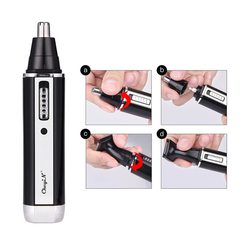4 in 1 Professional Electric Rechargeable Nose and Ear Hair Trimmer Shaver Temple Cut For Men Personal Care Tools S36 4