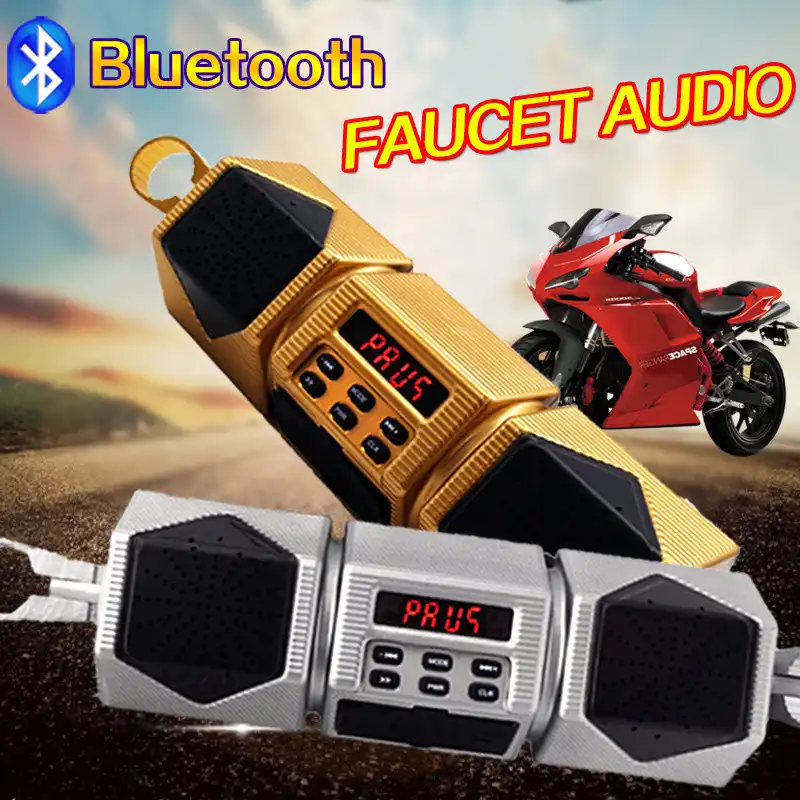 bluetooth audio system for motorcycle