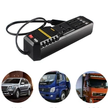 Автомобильный Стайлинг 200 Вт 4 порта USB 12 В постоянного тока в переменный 220 В Автомобильный Инвертор адаптер конвертер