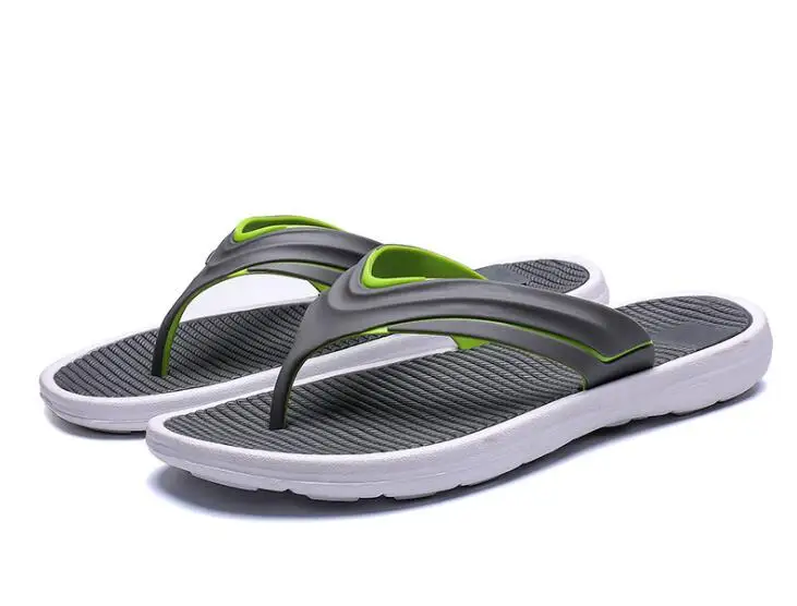 

2019 New Arrival Summer Men Flip Flops High Quality Beach Sandals Anti-slip Zapatos Hombre Casual Shoes free Shipping