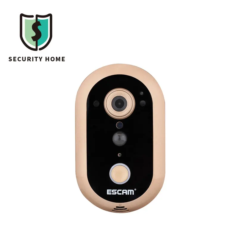 

Fimei IP Wifi Doorbell Intercom ESCAM QF600 Door Viewer Smart WiFi IP Doorbell 720P PIR Two-way Video Intercom For Home Security