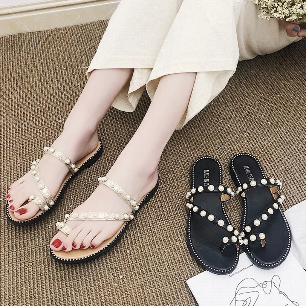 

ONTO-MATO Famous Brand Sandals Casual Shoes Summer Set Toe Flat With Sandals And Slippers Women's Shoes Dropshipping Zapatillas