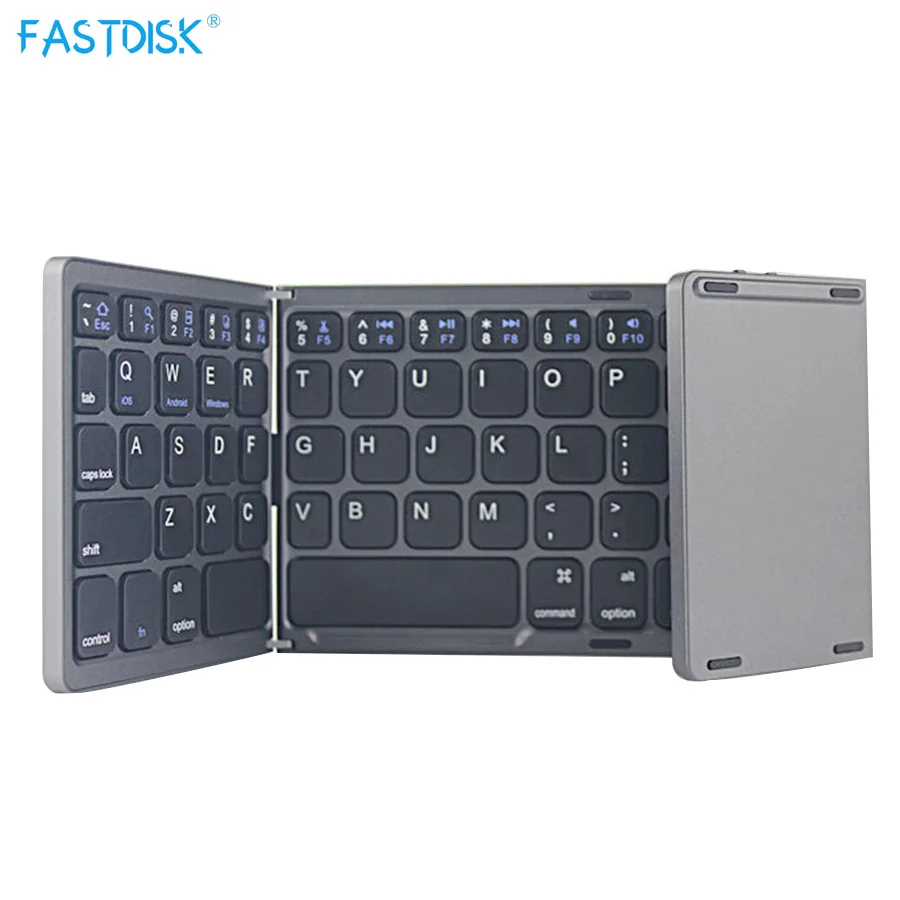 Мини Беспроводная Bluetooth 3,0 Складная складная клавиатура для iPhone/iPad/MacBook мобильный телефон планшетный ПК для windows android ios