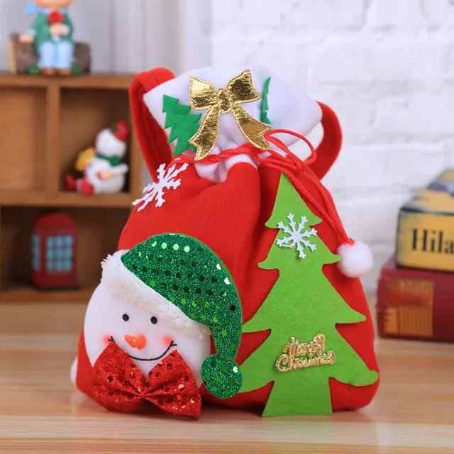 Merry Christmas Candy Gift Bag Xmas Gifts 4