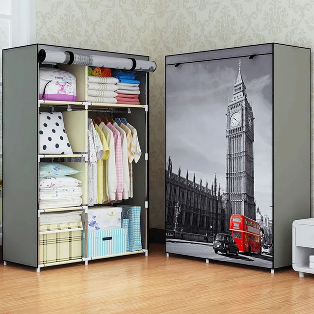 Modern Minimalist Home Creative Art Bedroom Furniture Portable Modern Minimalist Home Creative Art Bedroom Furniture Portable Closets Non Woven Multi Purpose Storage