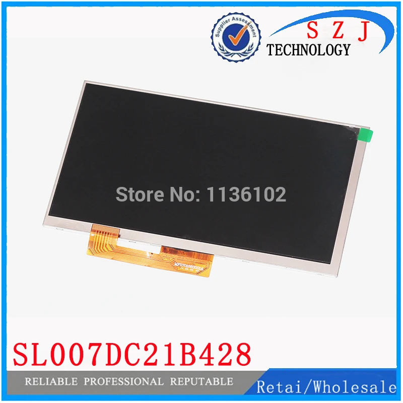 

New 7'' inch MFPC070136V1 AL0203A 00 al0252b SL007DC21B428 LCD display Screen for TABLET Free Shipping
