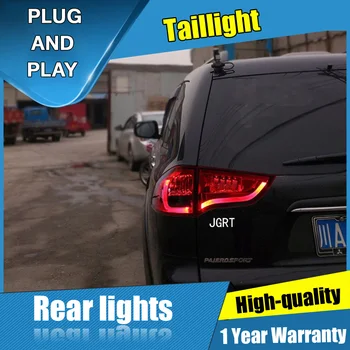 

4PCS Car Styling for Mitsubishi Pajero Taillights 2008-2014 for Pajero LED Tail Lamp+Turn Signal+Brake+Reverse LED light