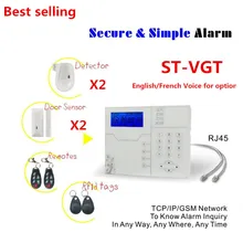 Meian итальянский французский голос WebIE управление беспроводной умный дом сигнализация RJ45 Ethernet tcp/ip GSM сигнализация для защиты безопасности