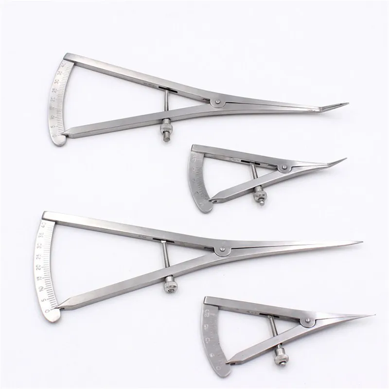 Dentistry Gauge Caliper Medical Surgical Curved Straight Head Stainless Steel Dental Ruler Scale Tool for Measure Lab Instrument HTB1sneFVpzqK1RjSZFoq6zfcXXaB