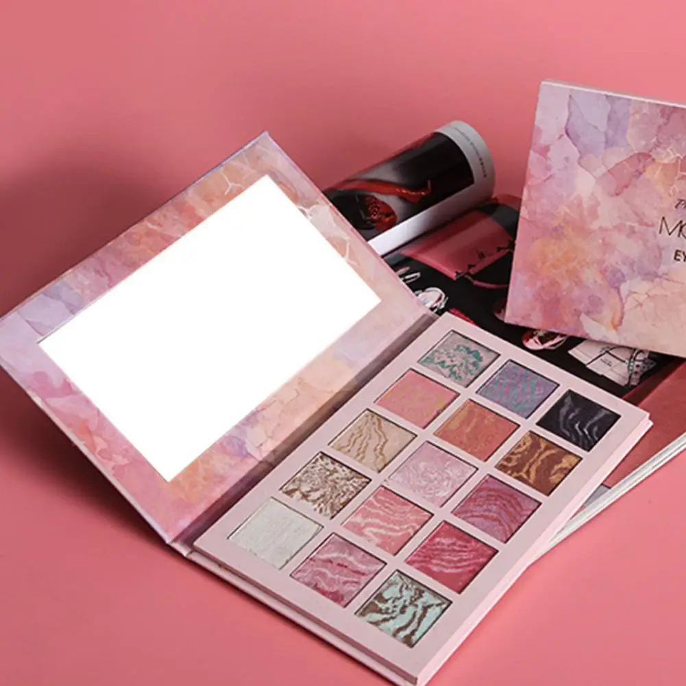 

16 Color Eye Shadow Palette Daily Eye Shadow Glitter Eye Shadow Easy to Wear Make up Eyeshadow with Mirror Smoky Eyes Cosmetic