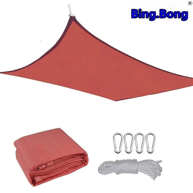 

Outdoor Gazebos Sun Shade Sail Awning Sunscreen 185gsm HDPE Mesh PE Square Triangle Park Shed Balcony Net Garden Courtyard