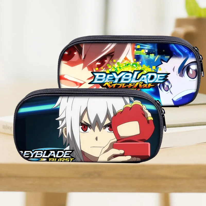 1 шт., аниме Beyblade Burst Evolution, сумки для карандашей с принтом, детские маленькие карандаши, детские школьные сумки для ручек