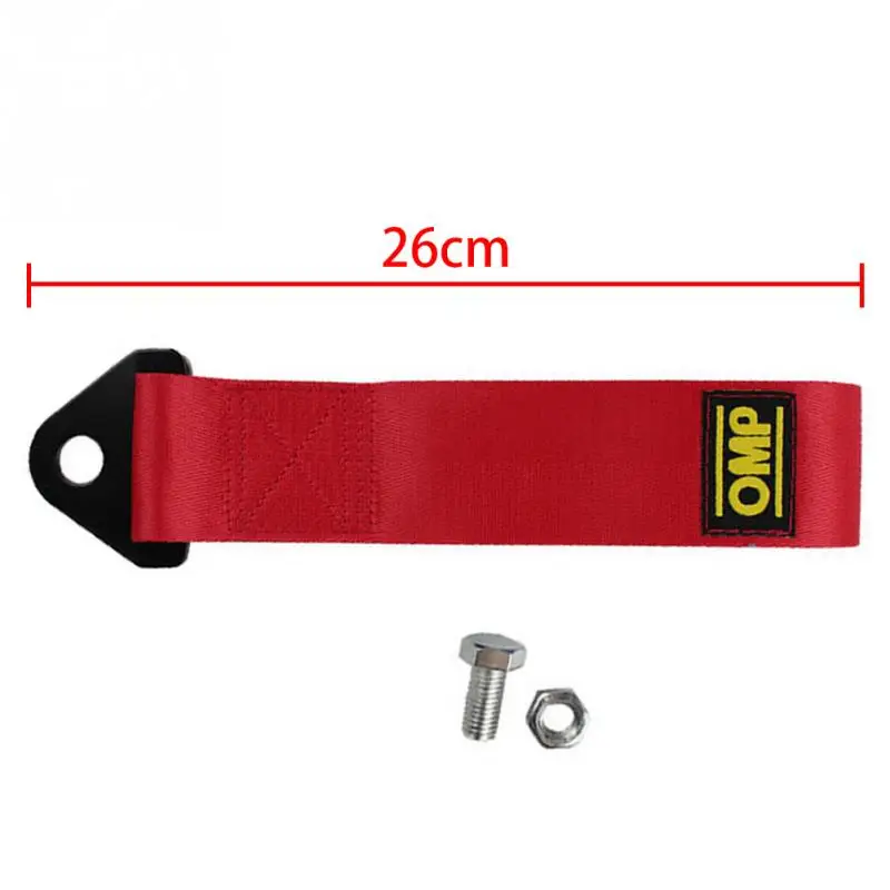 26 سنتيمتر حزام السحب المهنية تكبل 2 طن العالمي مركبة الطوارئ مقطورة حبل ل سيارة