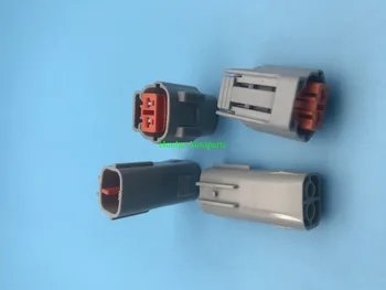 

Free shipping 3 pcs Kits DJ7024-2.2-11-21 2 Pin Brand NewDelphi Waterproof Seal Electrical Wire Connector For Car Plugs