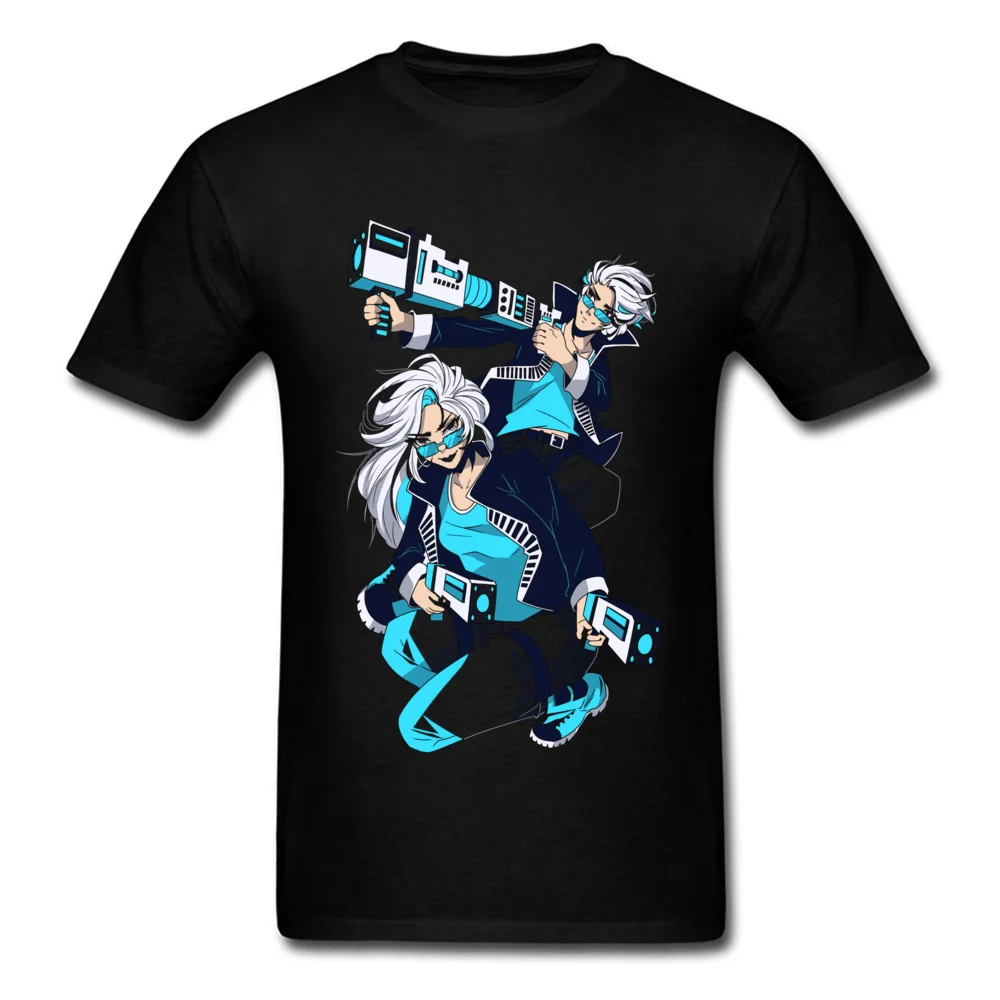 Project Gemini Twin Design All Cotton T Shirt for Men Custom T-Shirt Custom 2018 Discount O-Neck Tee Shirts Short Sleeve Project Gemini Twin Design black