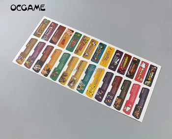 

OCGAME 280pcs/lot Customer Design for Gameboy Advance Label Sticker For GBA Console Back Tag
