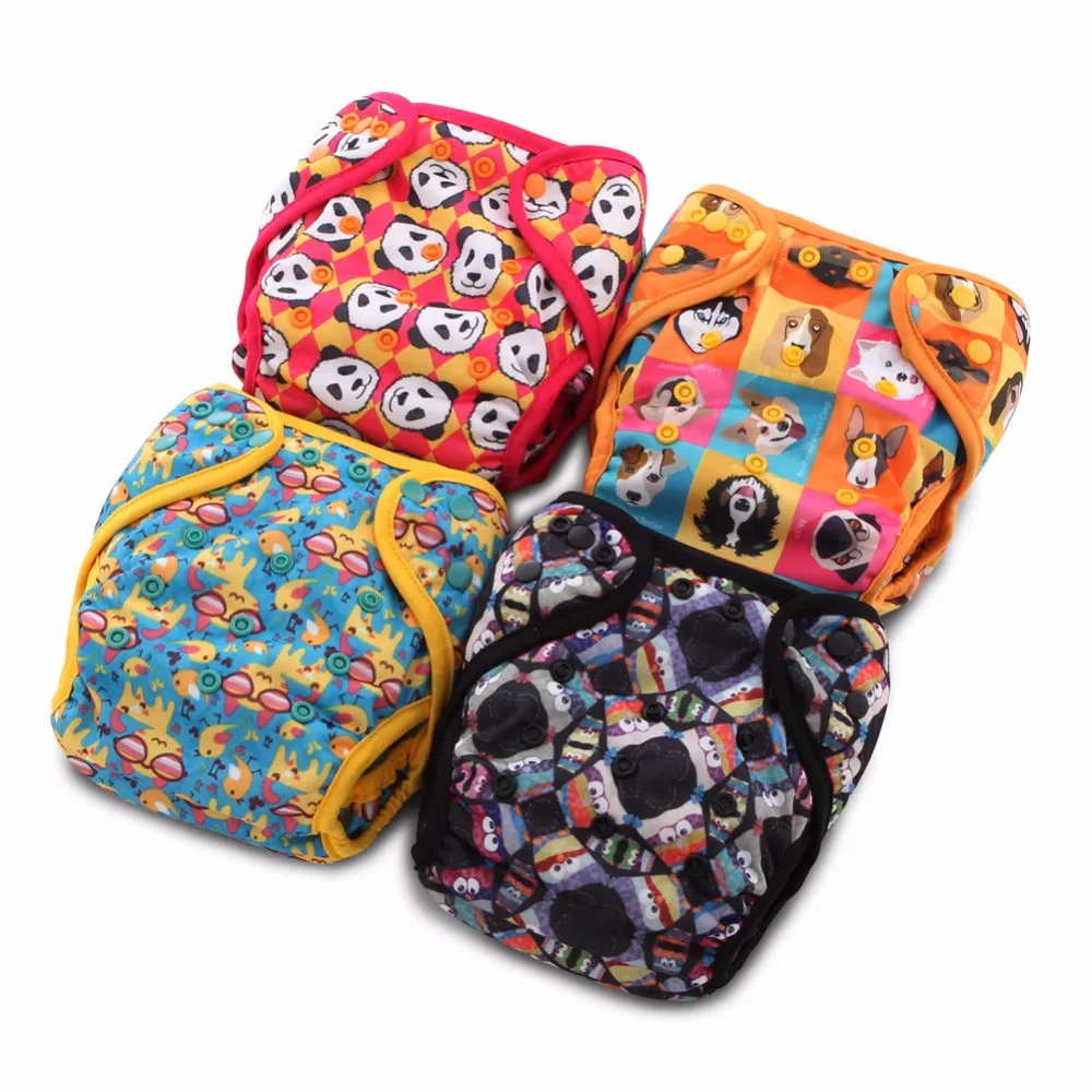 

JinoBaby Natural Bamboo Cloth Nappy Washable Diaper Baby Reusable Diaper With Bamboo Insert (Newborn TO 15KG)