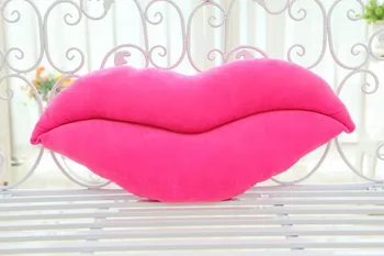 

pillow pink Lip chair pillows Home Decor Decorative Pillows sexy lips For Sofa Throw Pillow Hold soft stuffed Plush TOYS