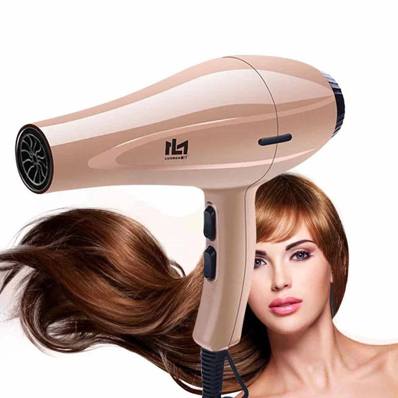 Фен для волос высокой мощности для парикмахера Профессиональный фен с отрицательными ионами горячий/холодный ветер с насадкой для сбора воздуха D35