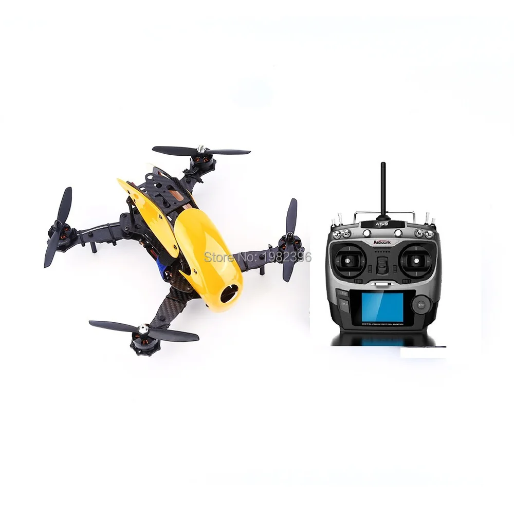 

Robocat 270mm Carbon Fiber Quadcopter Frame NAZE32 6DOF 2204 Motor 12A ESC props Radiolink AT9s/FSI6 Transmitter & Receiver