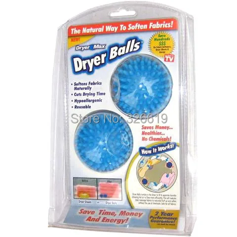 Синий шарик для стирки сухой очистки шар блистер карты сушилка мяч