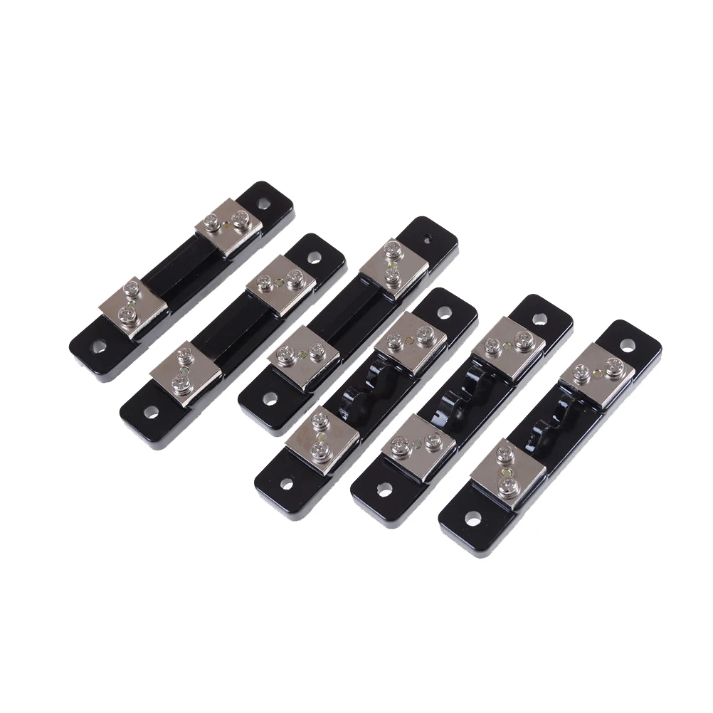 New Arrival 1pcs FL-2 Current Measure Shunt Resistors For DC 50A 30A 20A Digital Ammeter Current Divider Slot Type Shunt