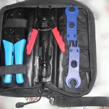 MC4 Солнечный обжим для фотоэлектрическая солнечная батарея панельный кабель, разъем обжимной& MC4 разъемы