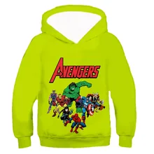 Kids hoodie Marvel Avengers 4 ironman Captain America 3D Print Hoodies baby boy superhero Sweatshirt child teens Autumn Pullover