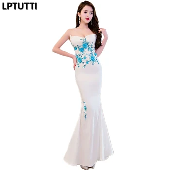 

LPTUTTI Appliques Embroidery New For Women Elegant Date Ceremony Party Prom Gown Formal Gala Events Luxury Long Evening Dresses