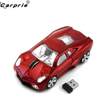 CARPRIE в форме гоночного автомобиля 2,4 ГГц Беспроводная игровая мышь 1600 dpi Мини геймер мыши с usb-приемником для ПК ноутбука 90703